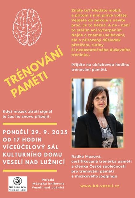 Trénování paměti s Radkou Maxovou 