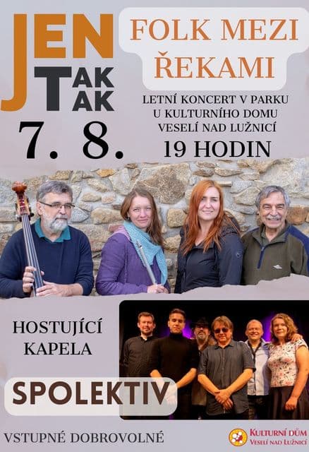 Letní koncert kapely Jen tak tak 